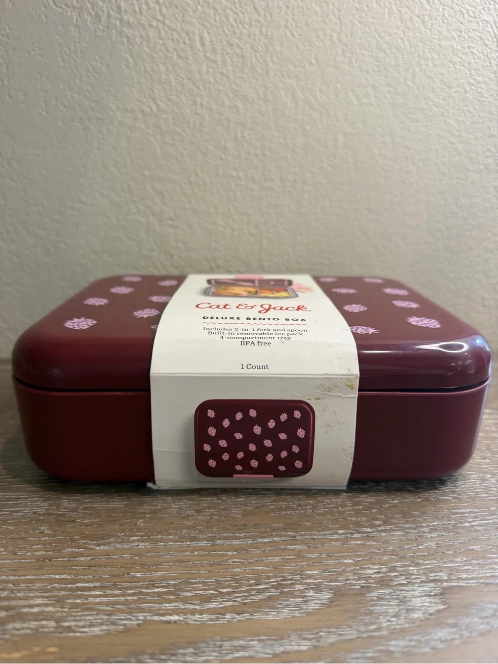 Premium Bento Lunch Box - Cat & Jack™ Strawberry